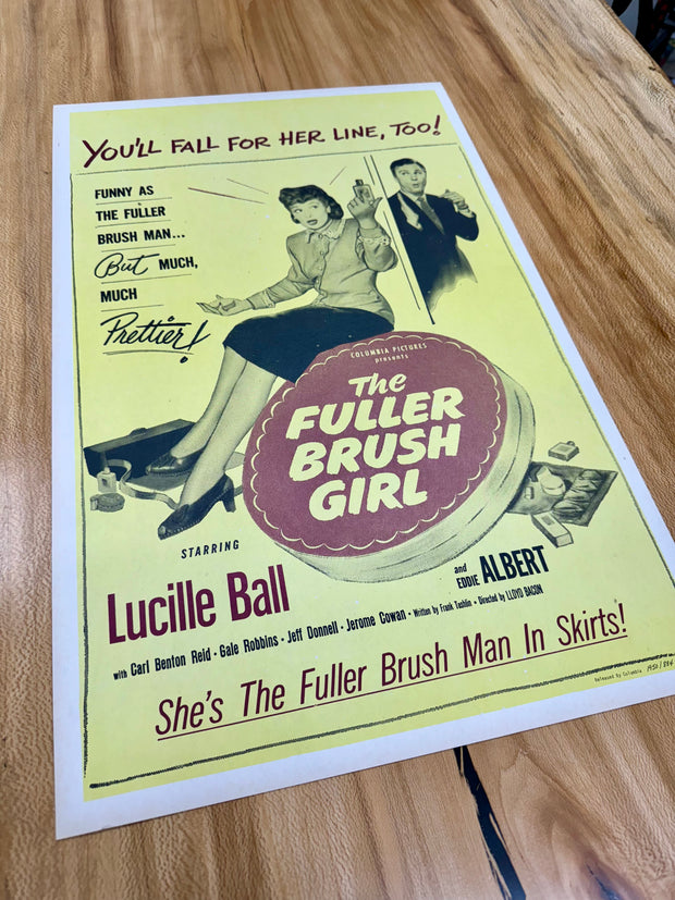 The Fuller Brush Girl - First Edition Premium Original Movie Cards/Posters - 14 x 22