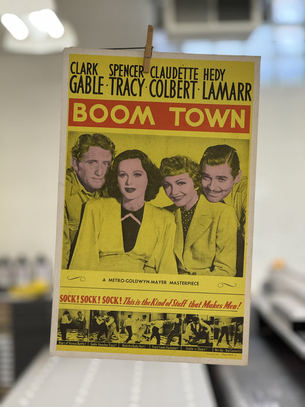 Boom Town Second Edition Standard Original Movie Cards/Posters - 14 x 22