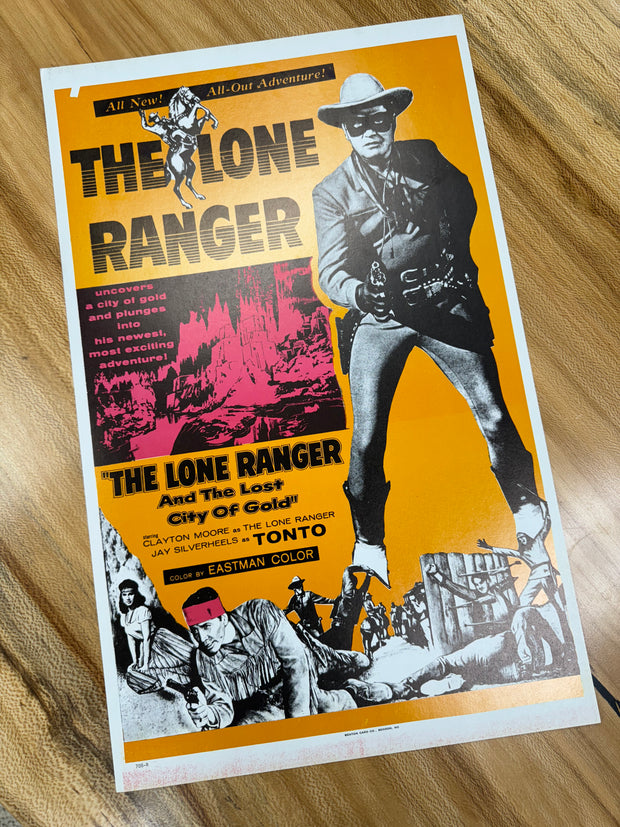 The Lone Ranger Second Edition Premium Original Movie Cards/Posters - 14 x 22