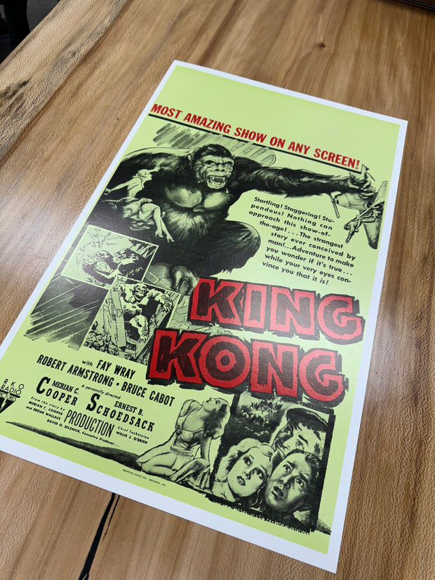 King Kong Second Edition Premium Original Movie Cards/Posters - 14 x 22