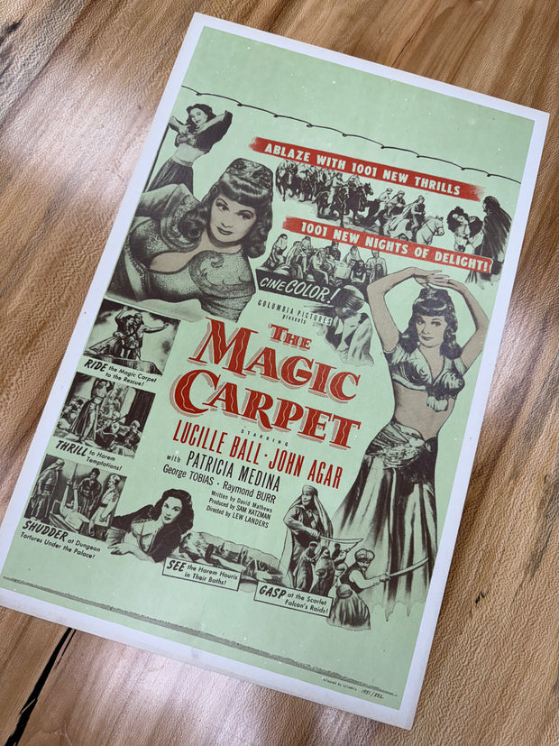 The Magic Carpet Second Edition Premium Original Movie Cards/Posters - 14 x 22