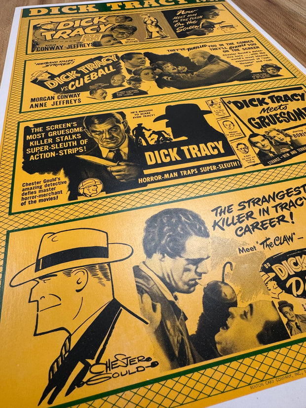 Dick Tracy Second Edition Standard Original Movie Cards/Posters - 14 x 22