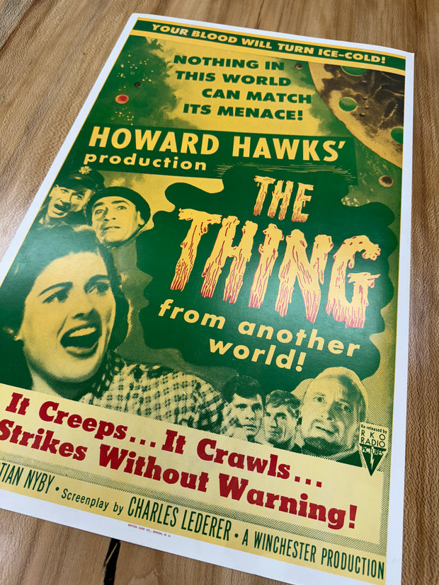 The Thing from Another World Second Edition Standard Original Movie Cards/Posters - 14 x 22